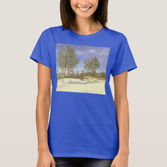 Vincent van Gogh - Auf den Ausläufern von Paris T-Shirt (Vorderseite)