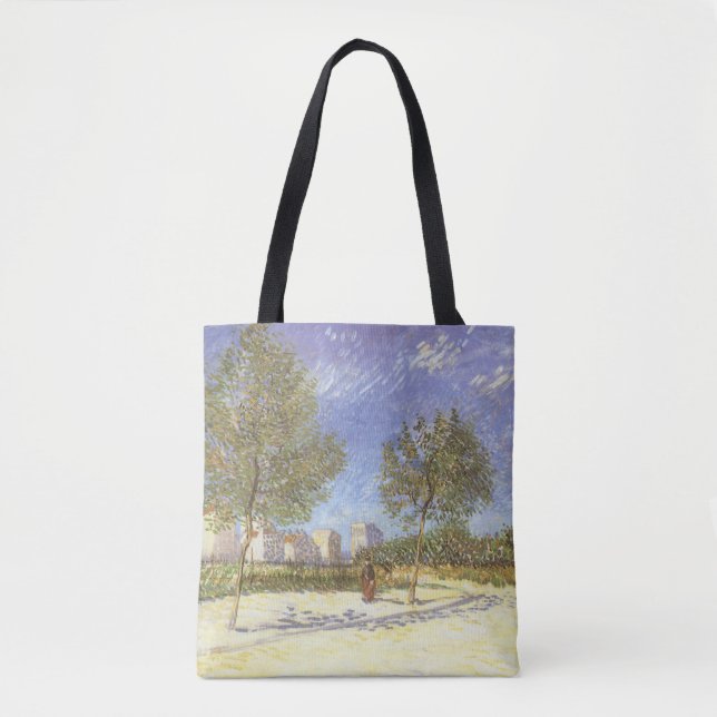 Vincent van Gogh - Auf den Ausläufern von Paris Tasche (Vorderseite)