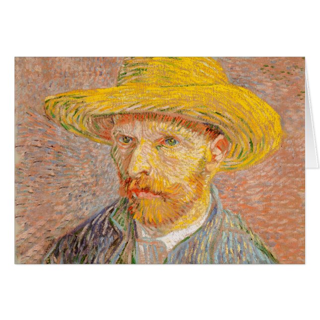 Vincent Van Gogh Auto-portrait peinture impression (Devant horizontal)