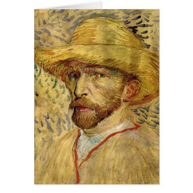 Vincent van Gogh Autoportrait avec Casquette paill (Devant)