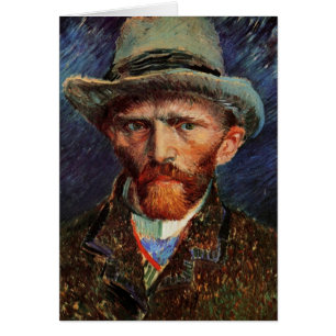Vincent van Gogh Autoportrait avec Grey Felt Casqu