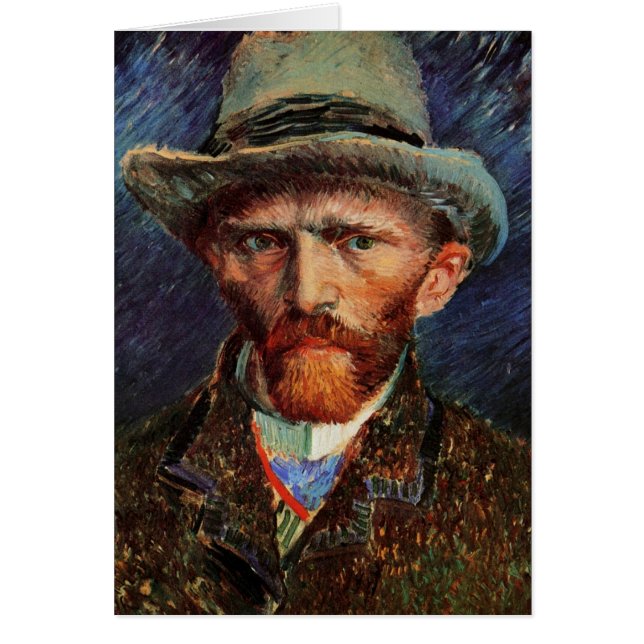 Vincent van Gogh Autoportrait avec Grey Felt Casqu (Devant)