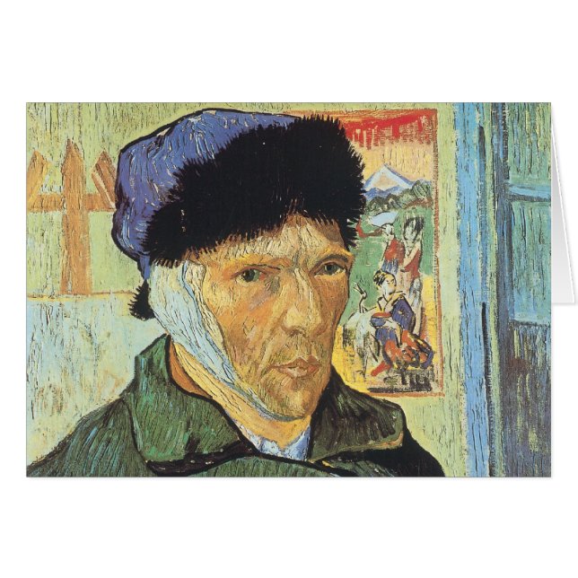 Vincent van Gogh - Autoportrait avec oreille dérob (Devant horizontal)
