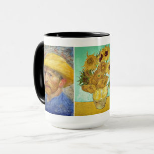 Vincent Van Gogh - Autoportrait & Sunflowers Mug