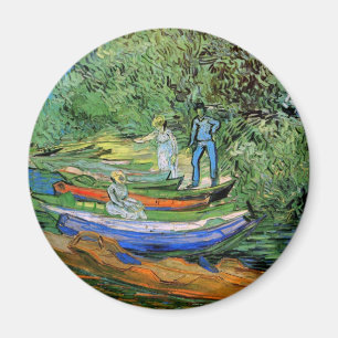 Vincent van Gogh - Bank der Oise bei Auvers Magnet