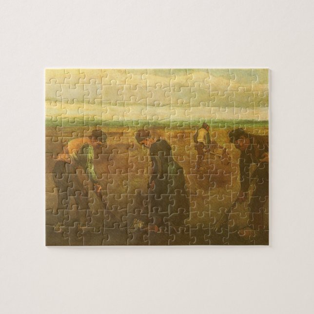 Vincent van Gogh - Bauern, die Kartoffeln anpflanz (Horizontal)