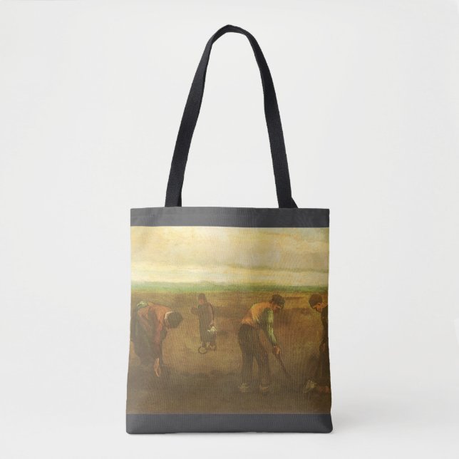 Vincent van Gogh - Bauern, die Kartoffeln anpflanz Tasche (Vorderseite)