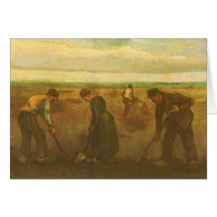 Vincent van Gogh - Bauern pflanzen Kartoffeln 