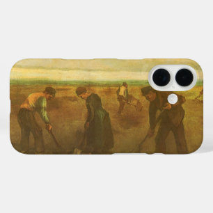 Vincent van Gogh - Bauern pflanzen Kartoffeln  iPhone 16 Hülle
