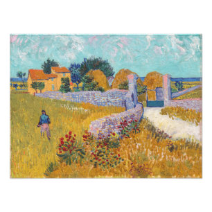 Vincent van Gogh - Bauernhaus in der Provence Fotodruck