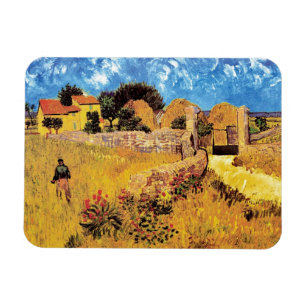 Vincent Van Gogh - Bauernhaus in Provence Kunst Magnet