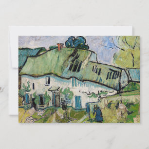 Vincent van Gogh - Bauernhaus mit zwei Figuren Dankeskarte