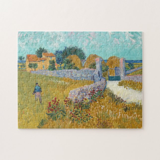 Vincent Van Gogh, Bauernhof in der Provence (Horizontal)