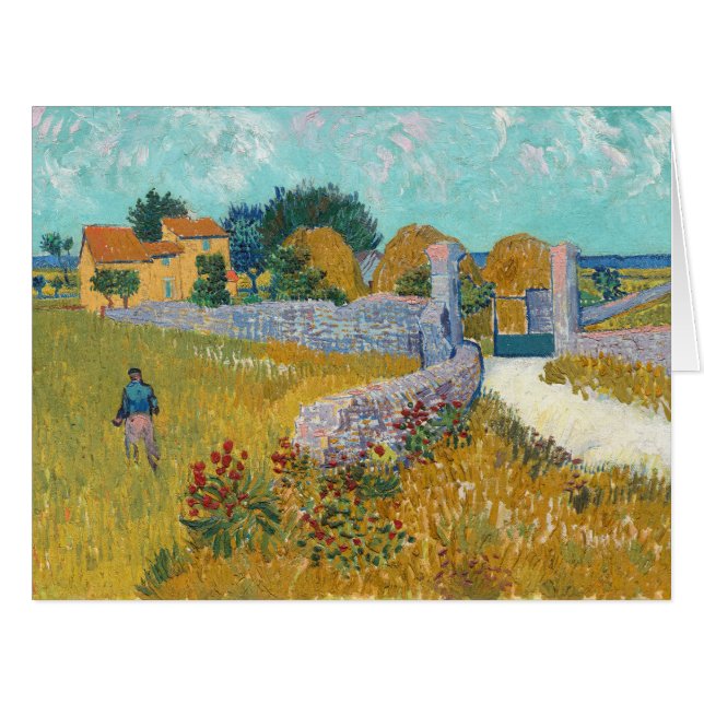 Vincent Van Gogh, Bauernhof in der Provence (Vorderseite (Horizontal))