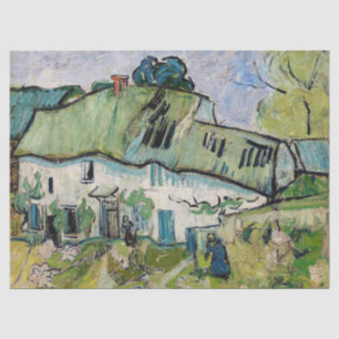 Vincent van Gogh - Bauernhof mit zwei Zahlen Seidenpapier