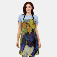 Vincent van Gogh - Bauernmädchen in Strohhut