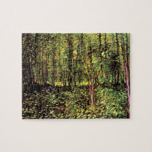 Vincent Van Gogh - Bäume und Unterholz Fine Art