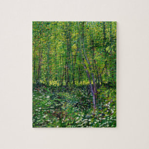 Vincent Van Gogh Bäume und Unterwuchs