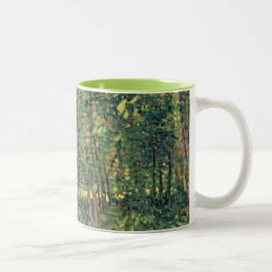Vincent van Gogh Bäume und Unterwuchs, 1887 Zweifarbige Tasse