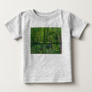 Vincent Van Gogh Bäume und Unterwuchs Baby T-shirt
