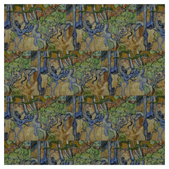 Vincent van Gogh - Baumwurzeln Stoff (Muster)