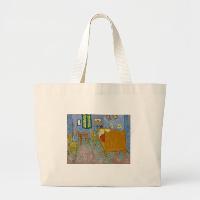 Vincent Van Gogh Bedroom Painting Jumbo Stoffbeutel (Vorne)