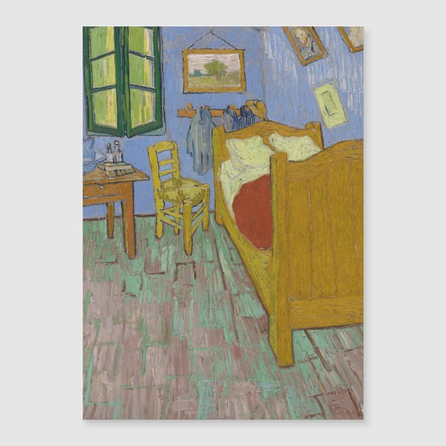 Vincent Van Gogh Bedroom Painting Magnetkarte (Vorderseite)