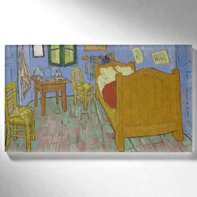 Vincent Van Gogh Bedroom Painting Namenschild (Vorderseite)