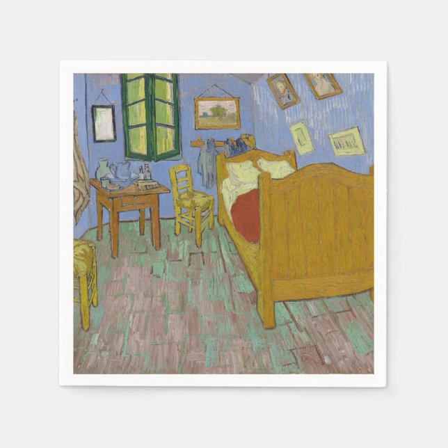 Vincent Van Gogh Bedroom Painting Serviette (Vorderseite)