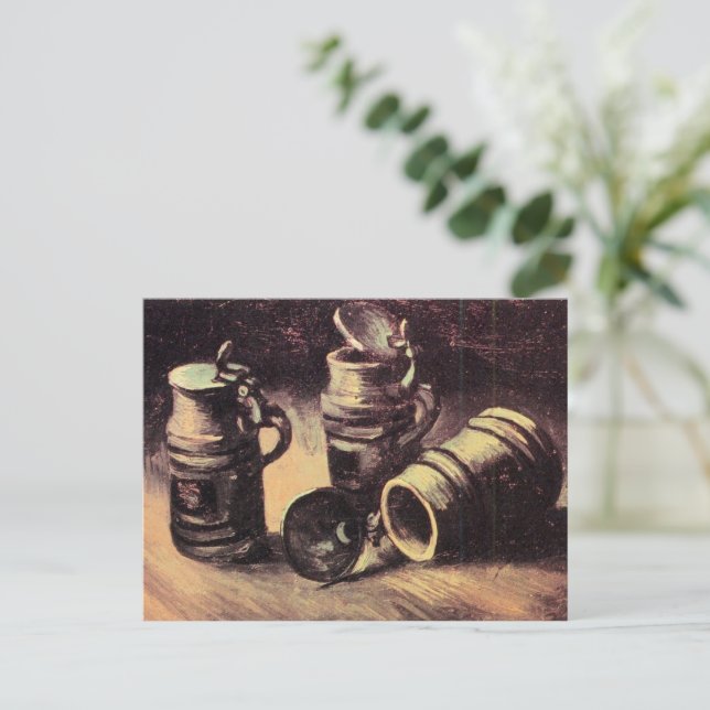 Vincent van Gogh, Bierkrüge, Postkarte (Stehend Vorderseite)