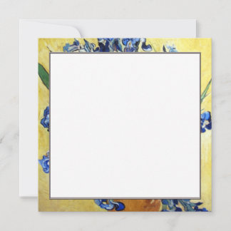 Vincent van Gogh, blaue Reisen im gelben Hintergru