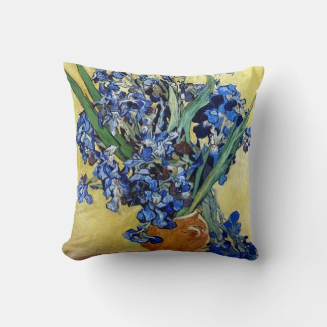 Vincent van Gogh, blaue Reisen Kissen (Vorderseite)
