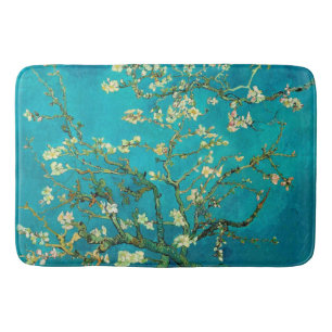 Vincent Van Gogh Blossoming Almond Tree Floral Art Badematte