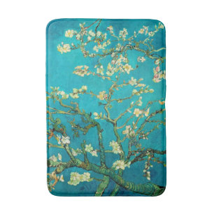 Vincent Van Gogh Blossoming Almond Tree Floral Art Badematte