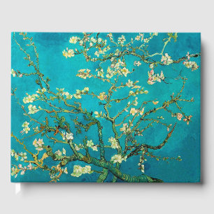Vincent Van Gogh Blossoming Almond Tree Floral Art Gästebuch
