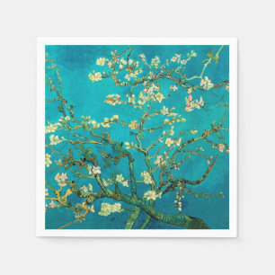 Vincent Van Gogh Blossoming Almond Tree Floral Art Serviette