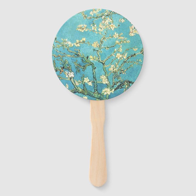 Vincent van Gogh Blossomong Almond Tree Fächer (Vorderseite)