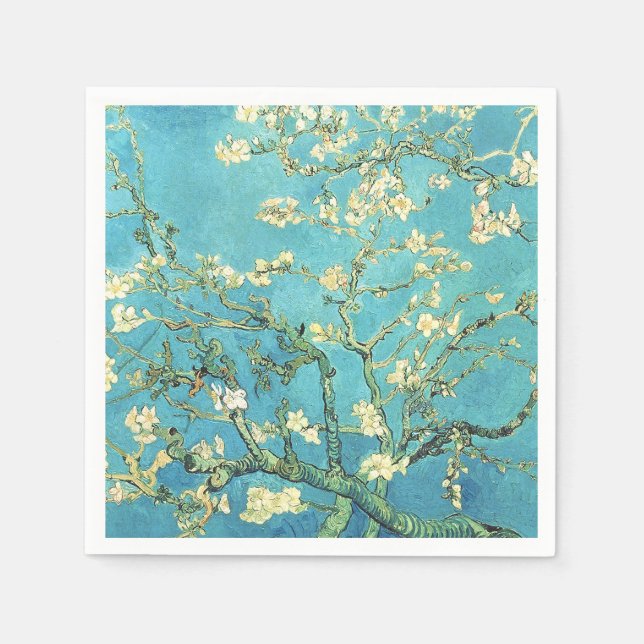 Vincent van Gogh Blossomong Almond Tree Serviette (Vorderseite)