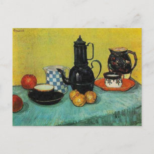 Vincent van Gogh Blue Enamel Coffee Pot Postkarte