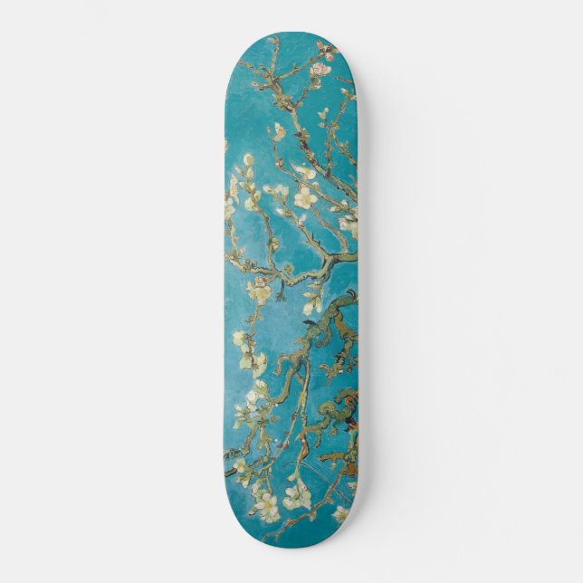 Vincent van Gogh Blühend Almond Tree enhan Skateboard (Vorderseite)