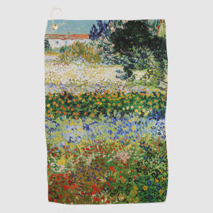 Vincent van Gogh - Blühender Garten Golfhandtuch