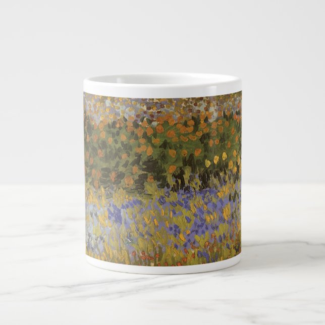 Vincent van Gogh - Blühender Garten Jumbo-Tasse (Vorderseite)