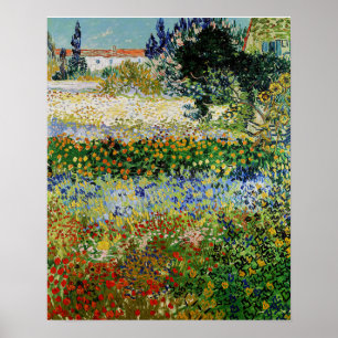 Vincent van Gogh - Blühender Garten Poster