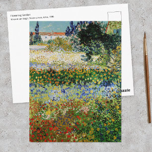 Vincent van Gogh - Blühender Garten Postkarte