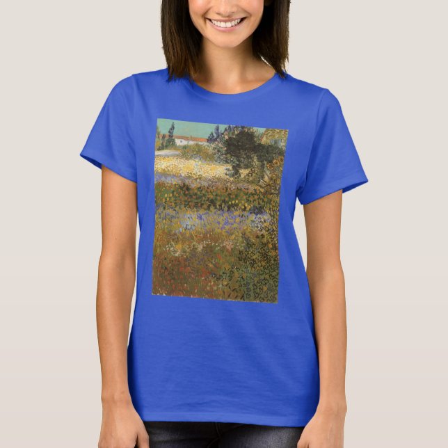 Vincent van Gogh - Blühender Garten T-Shirt (Vorderseite)