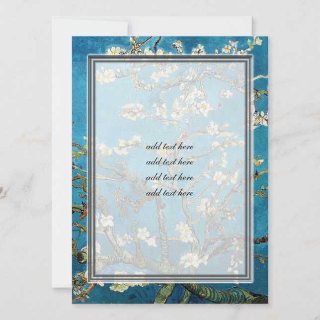 Vincent van Gogh, blühender Mandelbaum (Vorderseite)