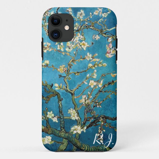 Vincent van Gogh, blühender Mandelbaum Case-Mate iPhone Hülle (Rückseite)