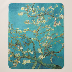 Vincent Van Gogh Blühender Mandelbaum Florale Kuns Sherpadecke