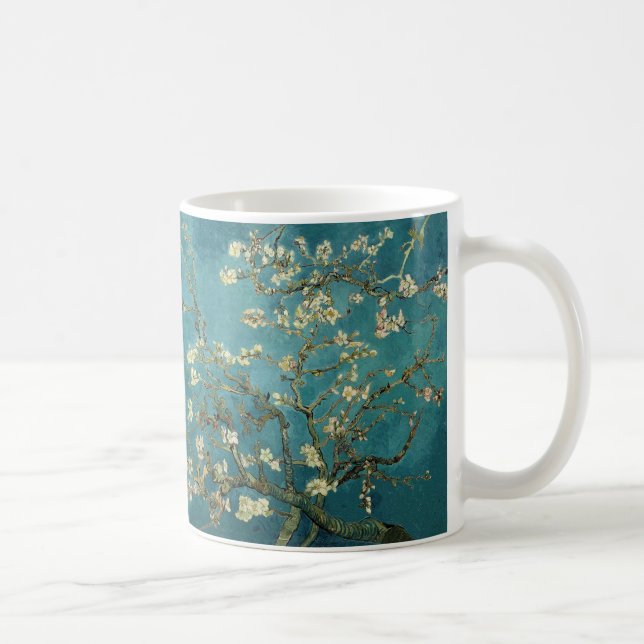 Vincent Van Gogh - blühender Mandelbaum Kaffeetasse (Rechts)