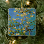 Vincent van Gogh - Blühender Mandelbaum Keramikornament<br><div class="desc">Das blühende Almond Tree (1890) von Van Gogh ist ein Vintager Post-Impressionismus feiner Kunst, florale Stillleben Malerei. Ein Ast aus einem Mandelbaum blüht in einem Frühjahrsgarten mit dem blauen Himmel im Hintergrund. Schöne blühende weiße Blume. Über den Künstler: Vincent Willem van Gogh (1853-1890) war ein postimpressionistischer Maler, dessen Werk besonders...</div>